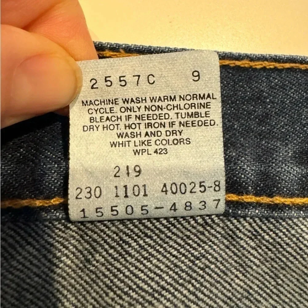 Levi’s Vintage 505 Lower Rise Straight Leg Blank Red Tab Jeans Women’s s…